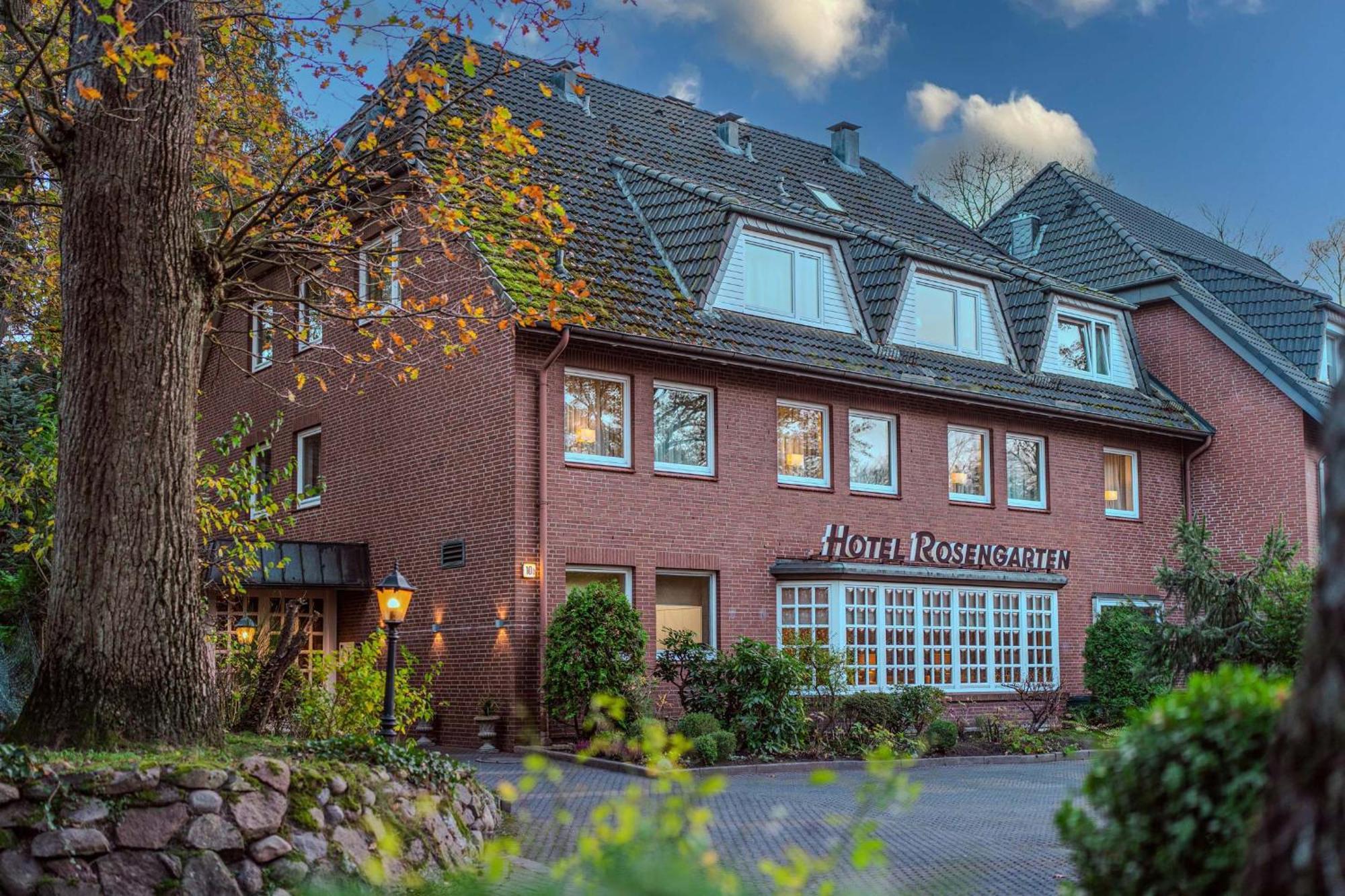 Hotel Garni Rosengarten Hamburg Exterior foto